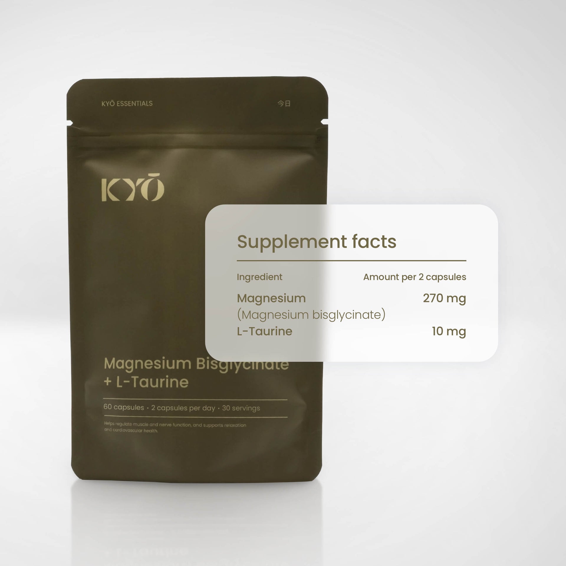 Magnesium Bisglycinate + L-Taurine